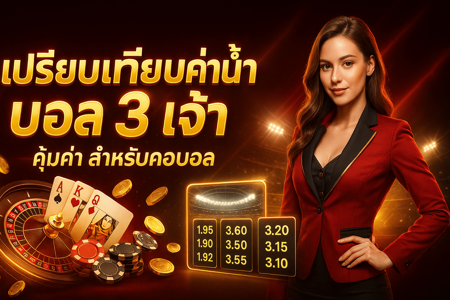 เปรียบเทียบค่าน้ำ บอล